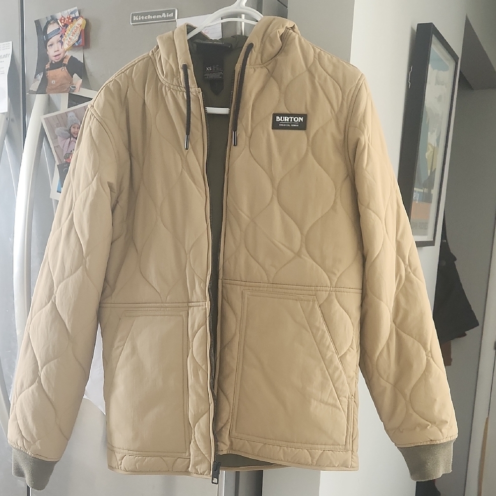 Burton Tan Quilted Jacket